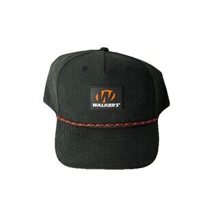 NEW Walkers “The Elite” Performance Snapback Hat Waterproof Shooting Cap Black